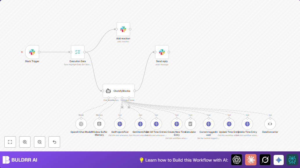 Automate Time Logging on Clockify with Slack & OpenAI