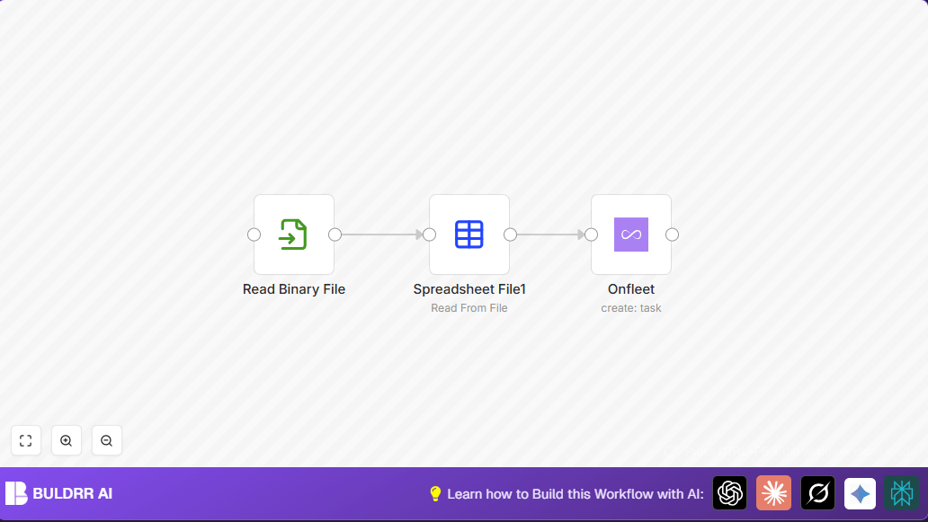 Automate Onfleet Task Creation from Spreadsheets with n8n