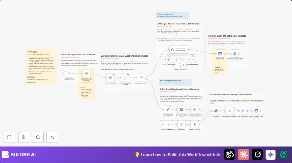 Automate Slack events with n8n and AI agents