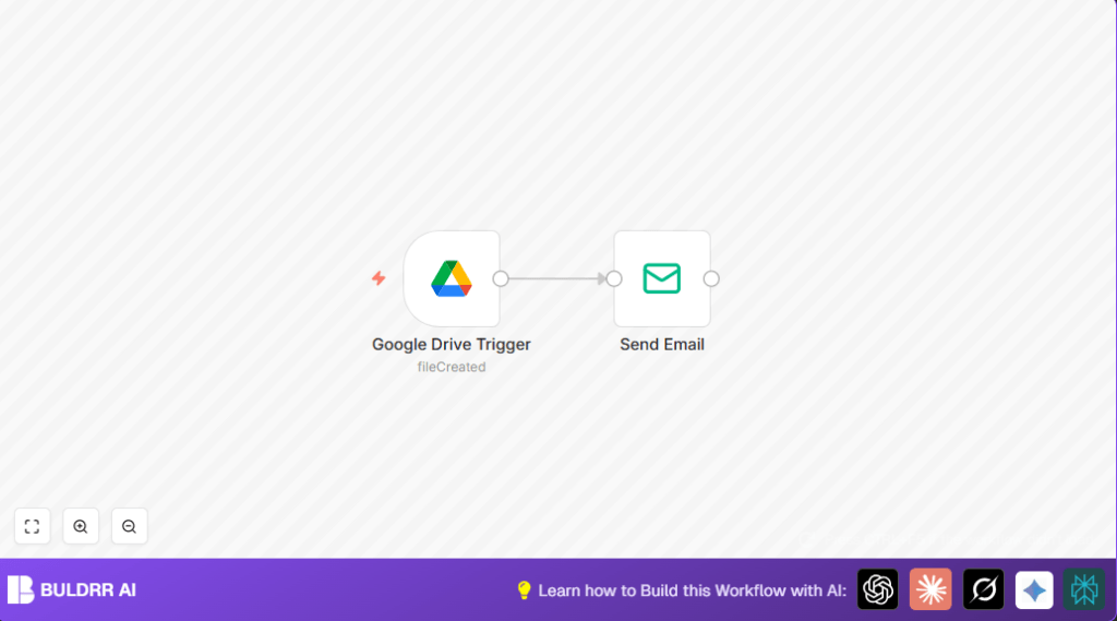 Automate file alerts with n8n and Google Drive