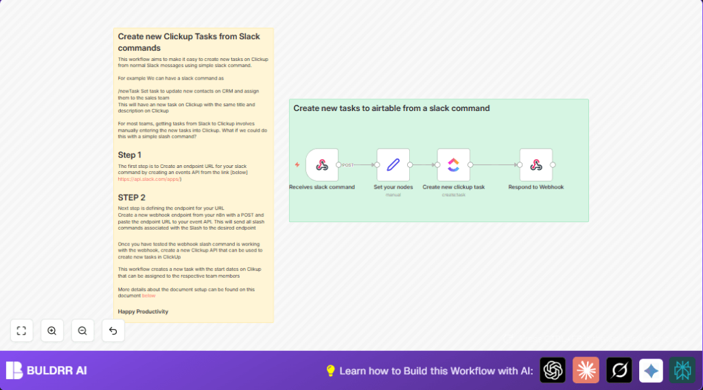 Automate ClickUp tasks with n8n and Slack