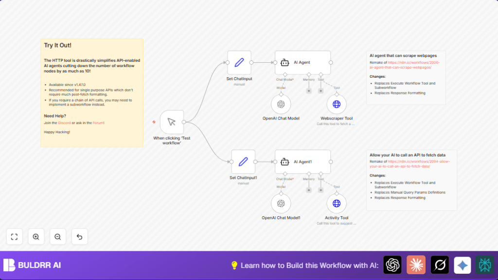 Automate web scraping with n8n and ai agent