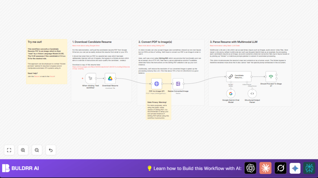 Automate resume screening with n8n and Google AI