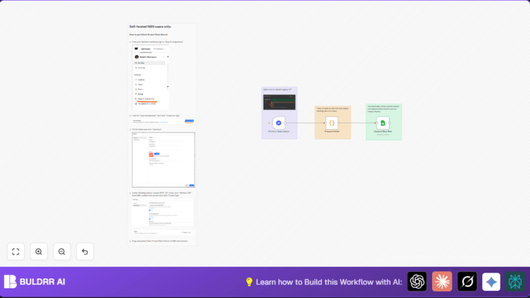 Automate Webflow Form To Google Sheets With N8n | BULDRR AI