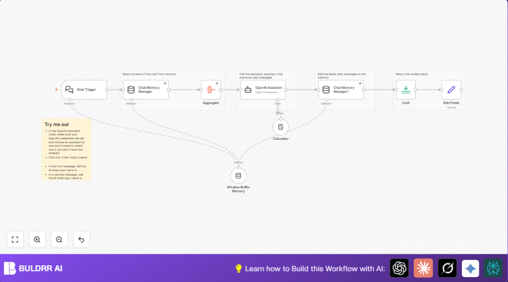 Automate AI chat with n8n and LangChain