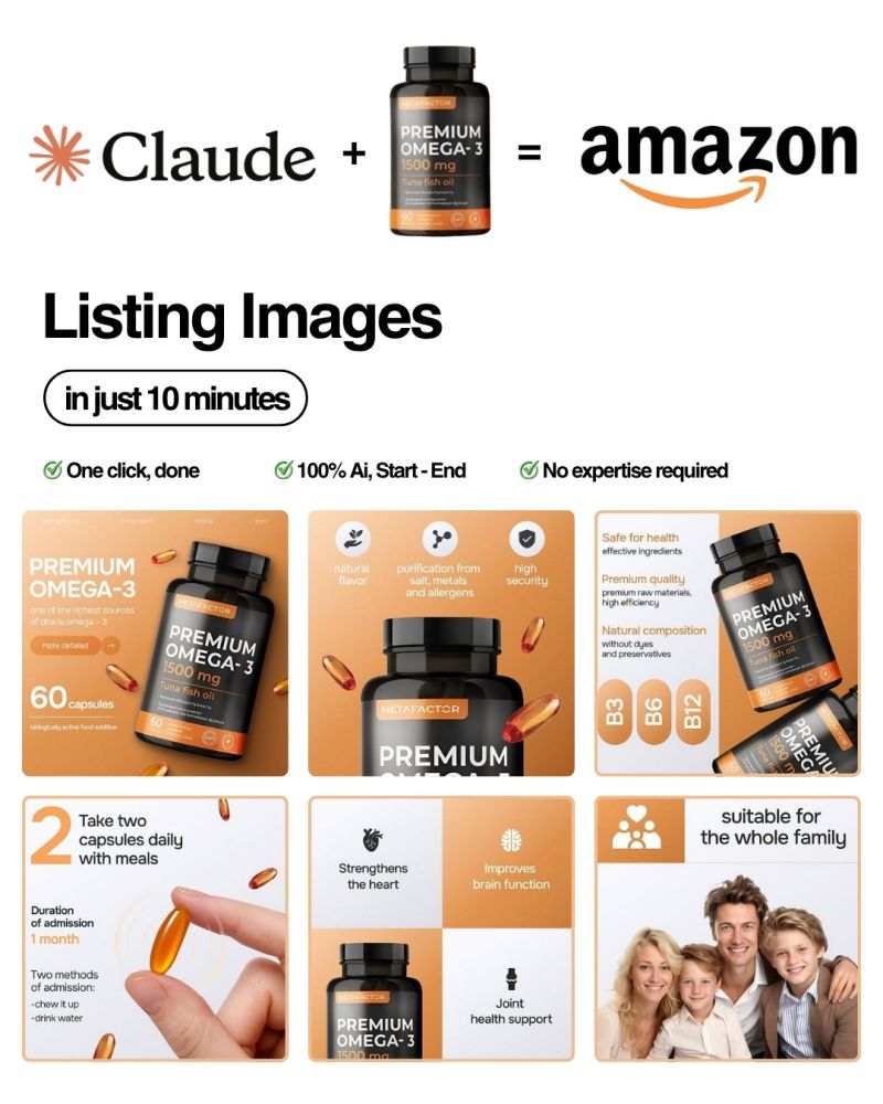 How to use Claude to generate Amazon Listings Product Images