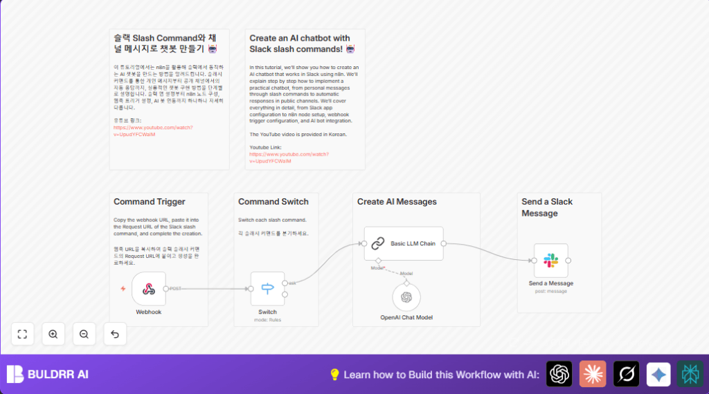 Create AI chatbot with n8n and Slack