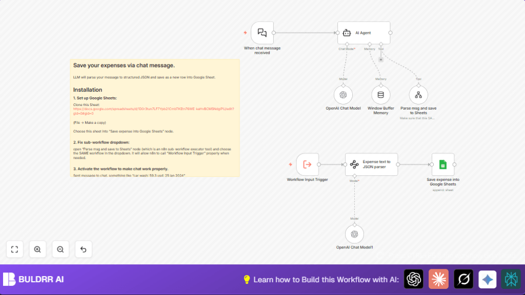 Automate expense tracking with n8n and Google Sheets