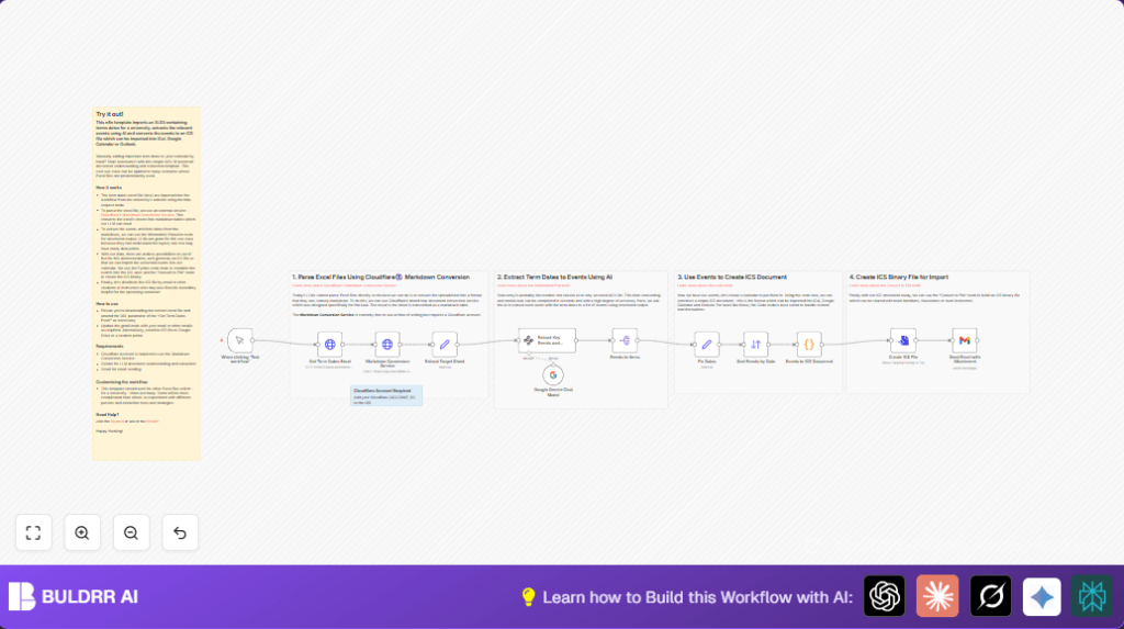 Automate term dates with n8n and AI