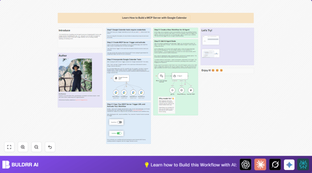 Automate MCP Server with Google Calendar in n8n