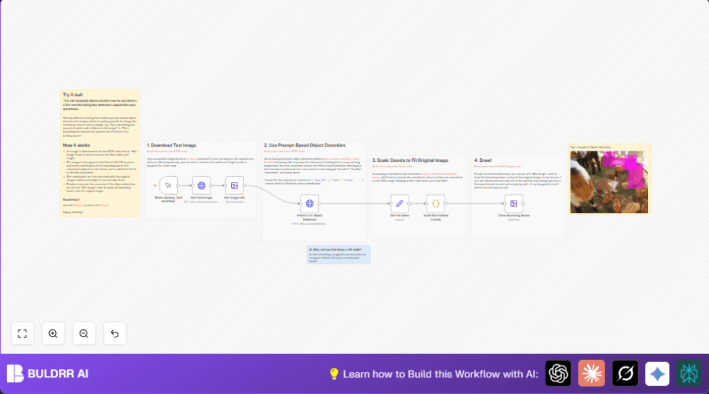 Automate image object detection with n8n and Google Gemini