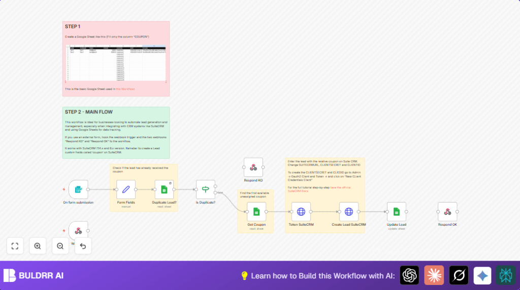 Automate lead generation with n8n and SuiteCRM