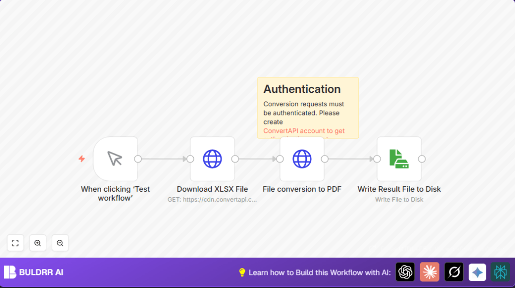Automate XLSX to PDF with n8n and ConvertAPI