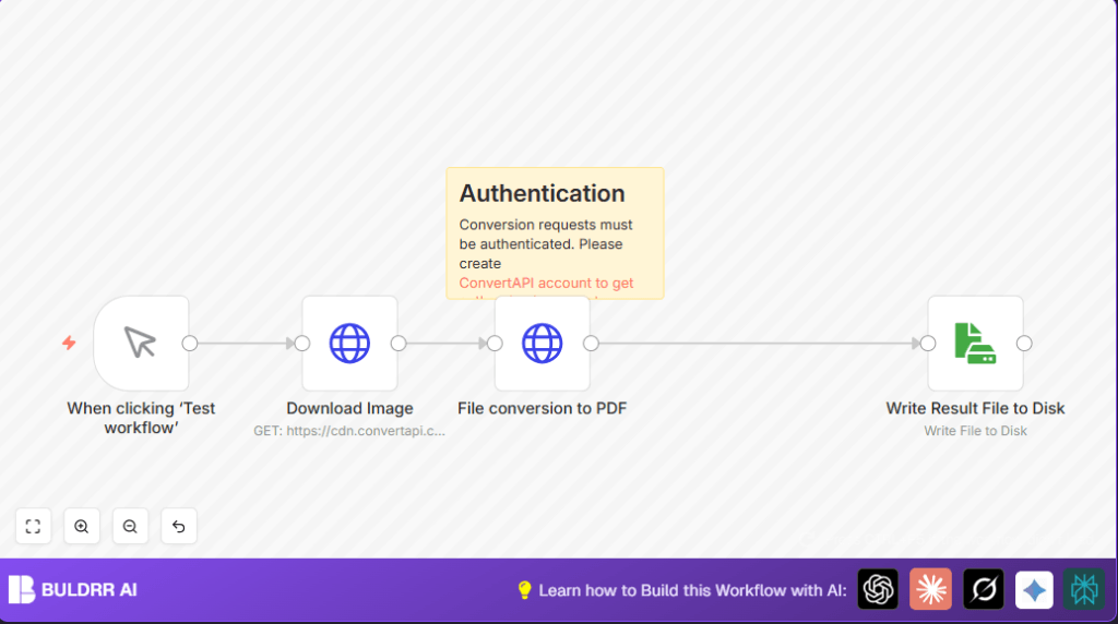 Automate JPG to PDF with n8n and ConvertAPI