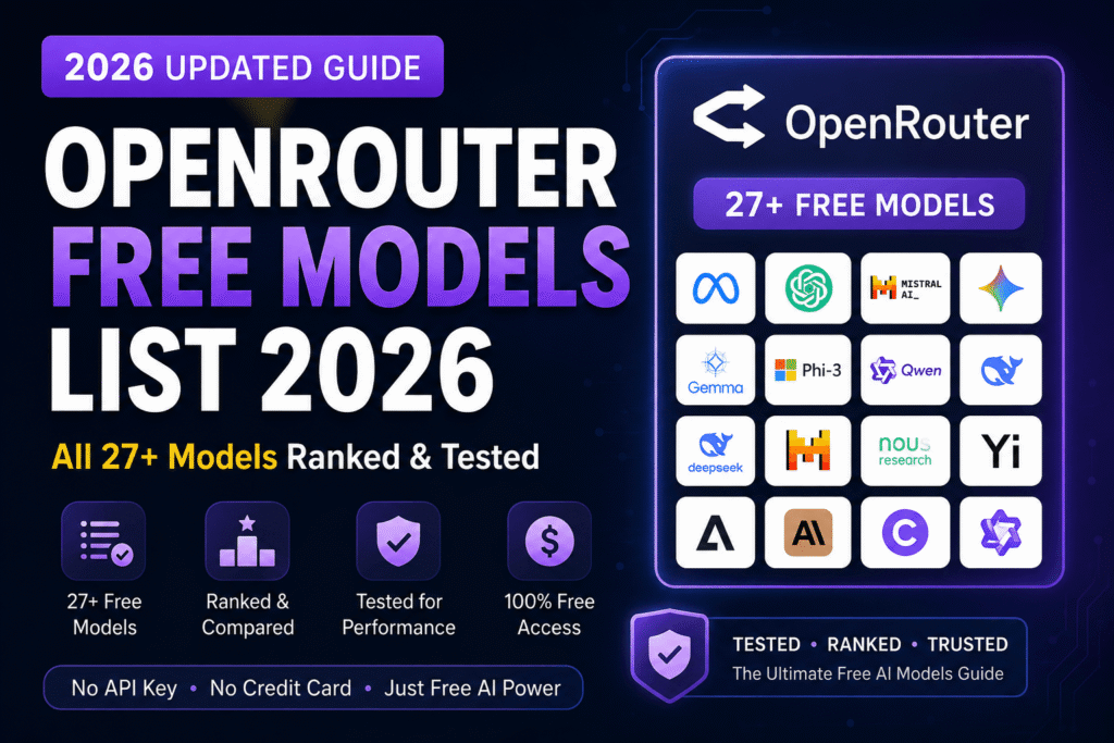 OpenRouter Free Models List 2026